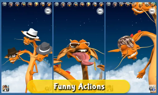 Talking 3 Headed Dragon android App screenshot 10