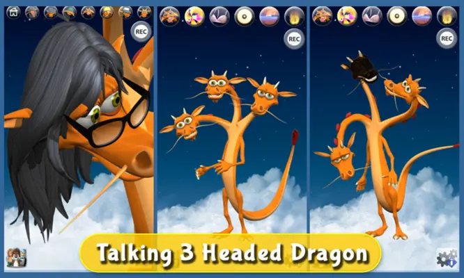 Talking 3 Headed Dragon android App screenshot 12