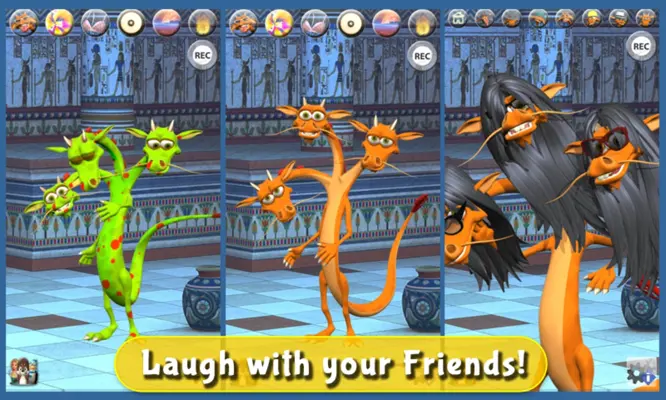 Talking 3 Headed Dragon android App screenshot 8